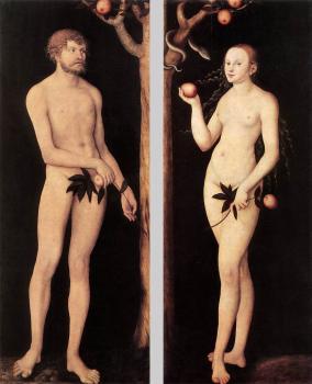 Lucas Il Vecchio Cranach : Adam and Eve II